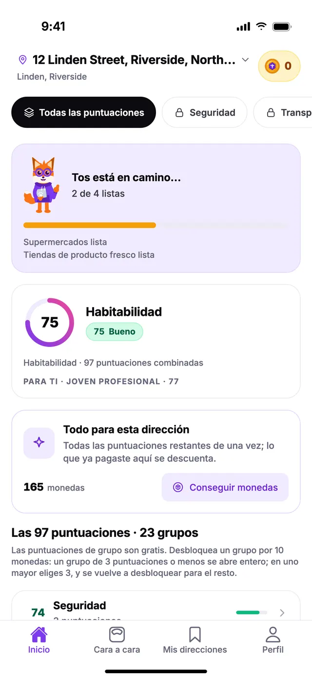 Tos está en camino: las puntuaciones aparecen una a una según terminan.
