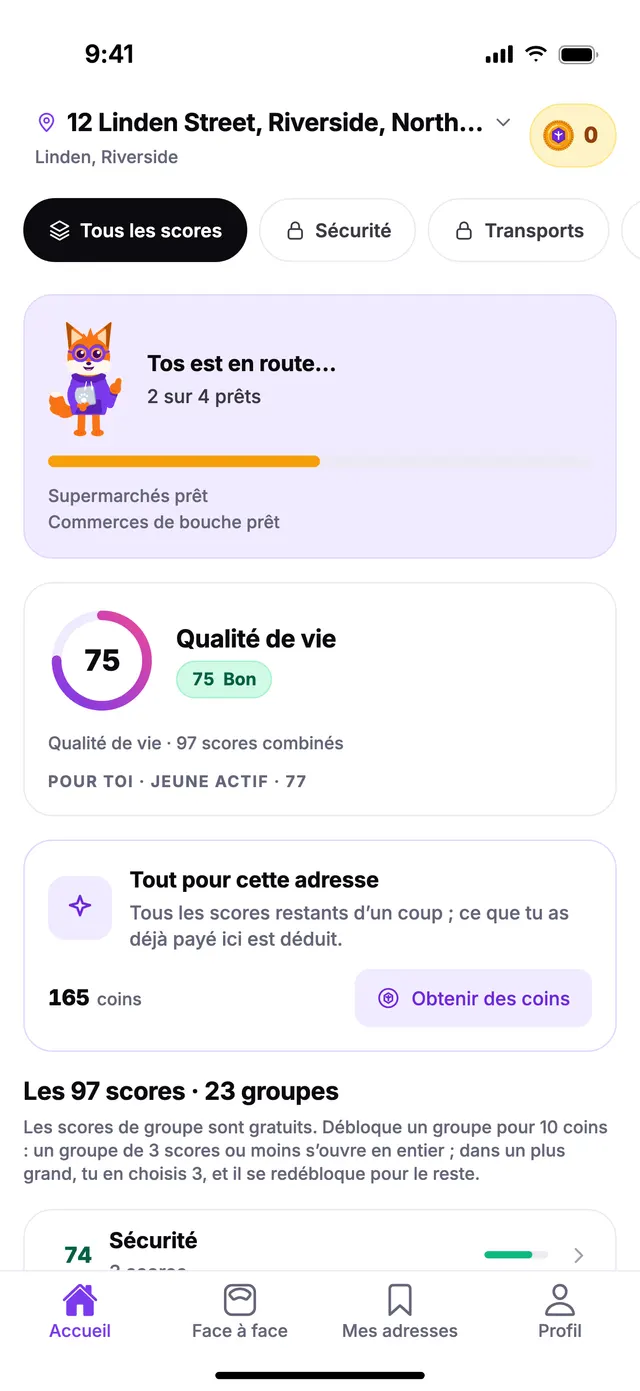 Tos est en route : les scores apparaissent un par un, dès qu’ils sont prêts.